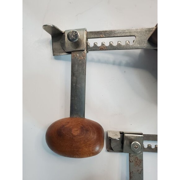 Adjustable Wooden Shoe Stretchers 2-1/2 Metal Hardware 8.5-10-5" - Picture 6 of 16